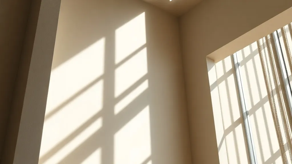 Abstract architectural lines and geometric shadows, minimali