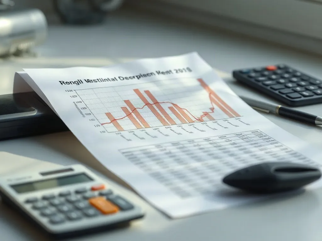 Informe estadístico impreso con los resultados finales resaltados